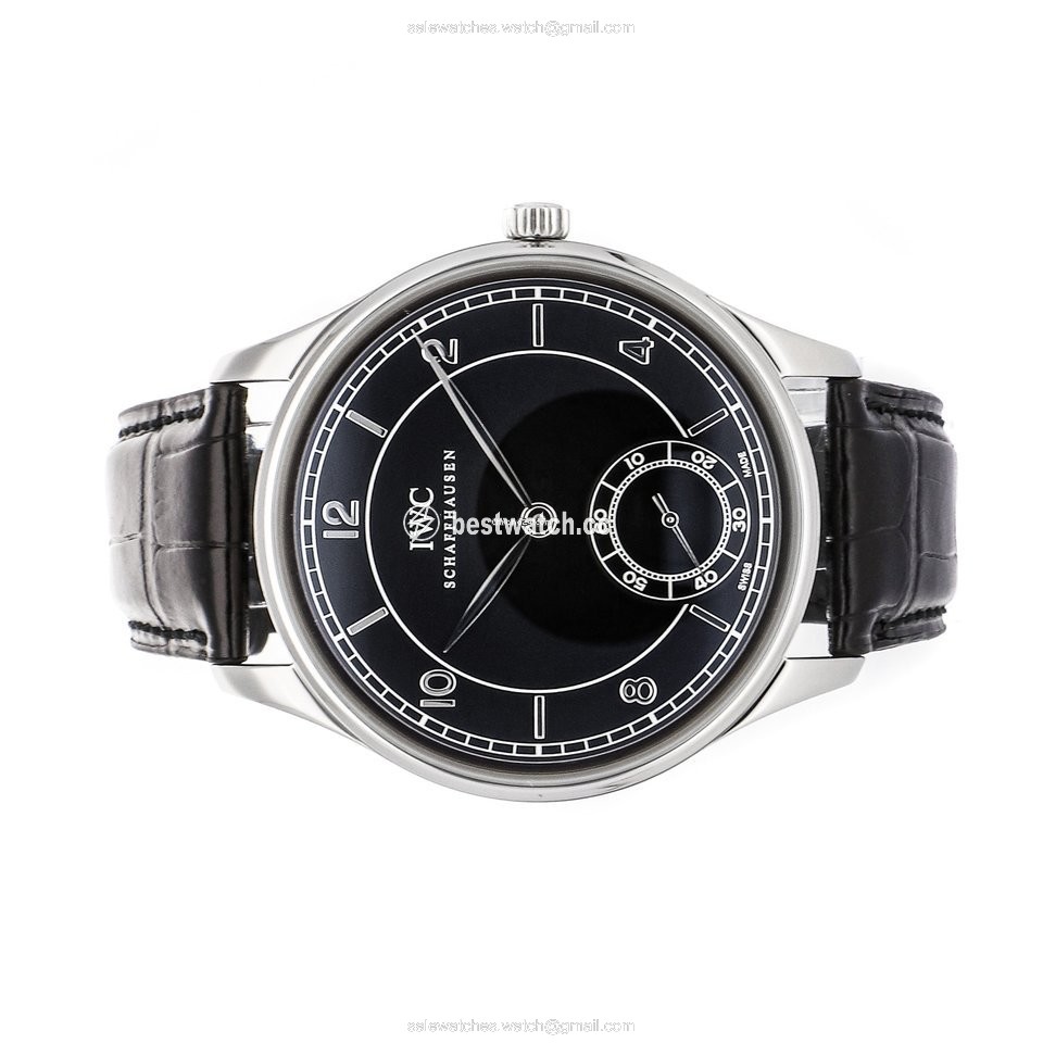 IMG_9085 IWC Portuguese Hand-Wound Mens watch Unisex Manual winding Steel IW5445-01 Replica 2
