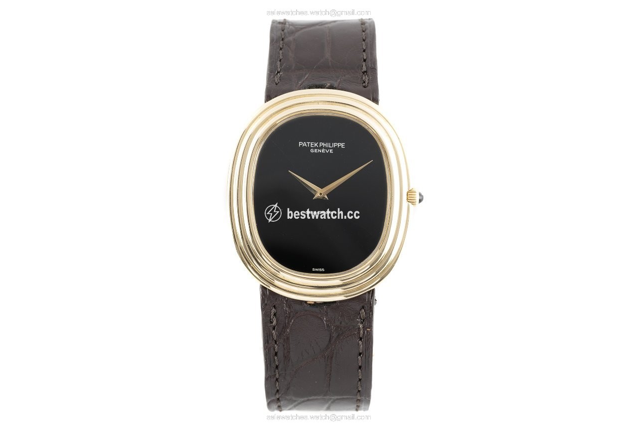 IMG_9085 Patek Philippe Golden Ellipse Mens watch Unisex Automatic Yellow gold 3634 Replica 2