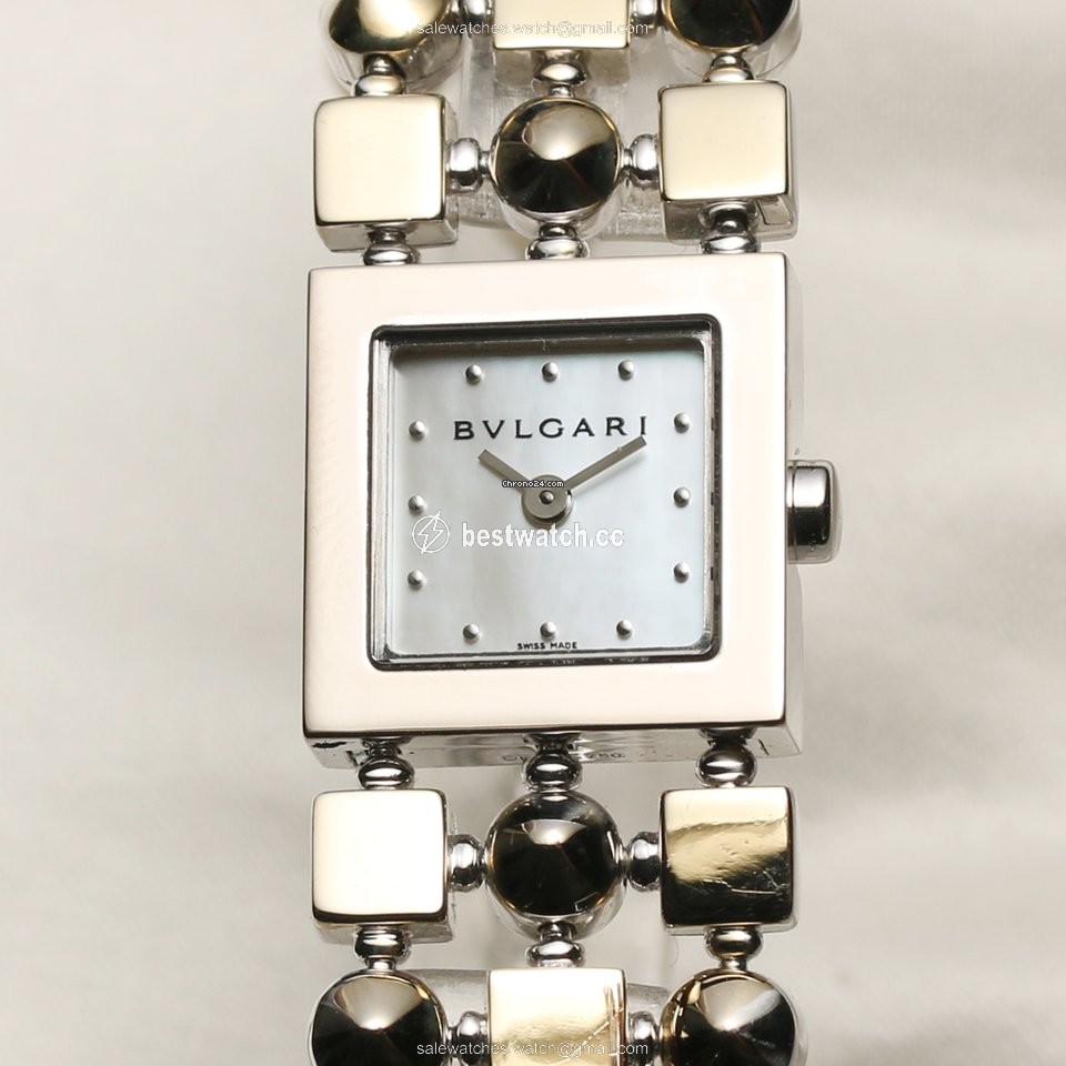 Bulgari Lucea Womens watch Quartz White gold LU W 16 G Replica 2