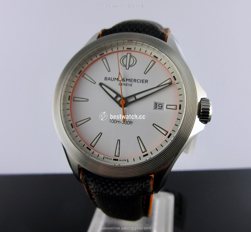 Baume & Mercier Clifton Mens watch Unisex Quartz Steel MOA10410 Replica 2