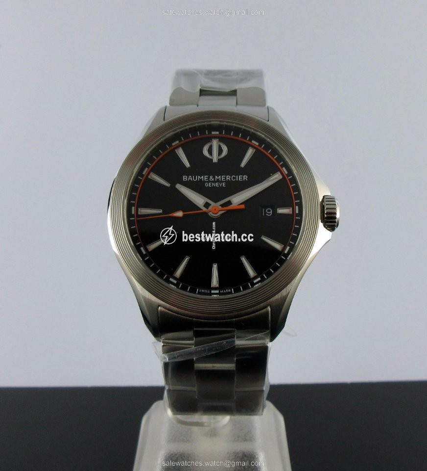 IMG_9085 Baume & Mercier Clifton Mens watch Unisex Quartz Steel MOA10412 Replica 2