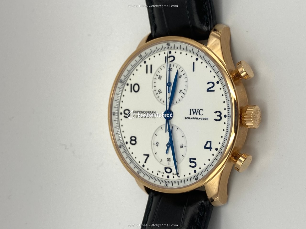 IMG_9085 IWC Portuguese Chronograph Automatic Red gold IW371603 Replica 2