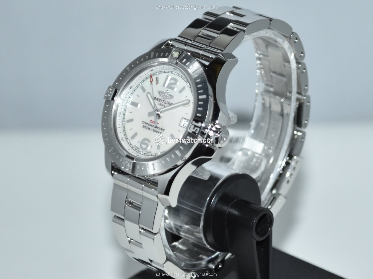 IMG_9085 Breitling Colt Lady Womens watch Quartz Steel A7738811.G793.175A Replica 2