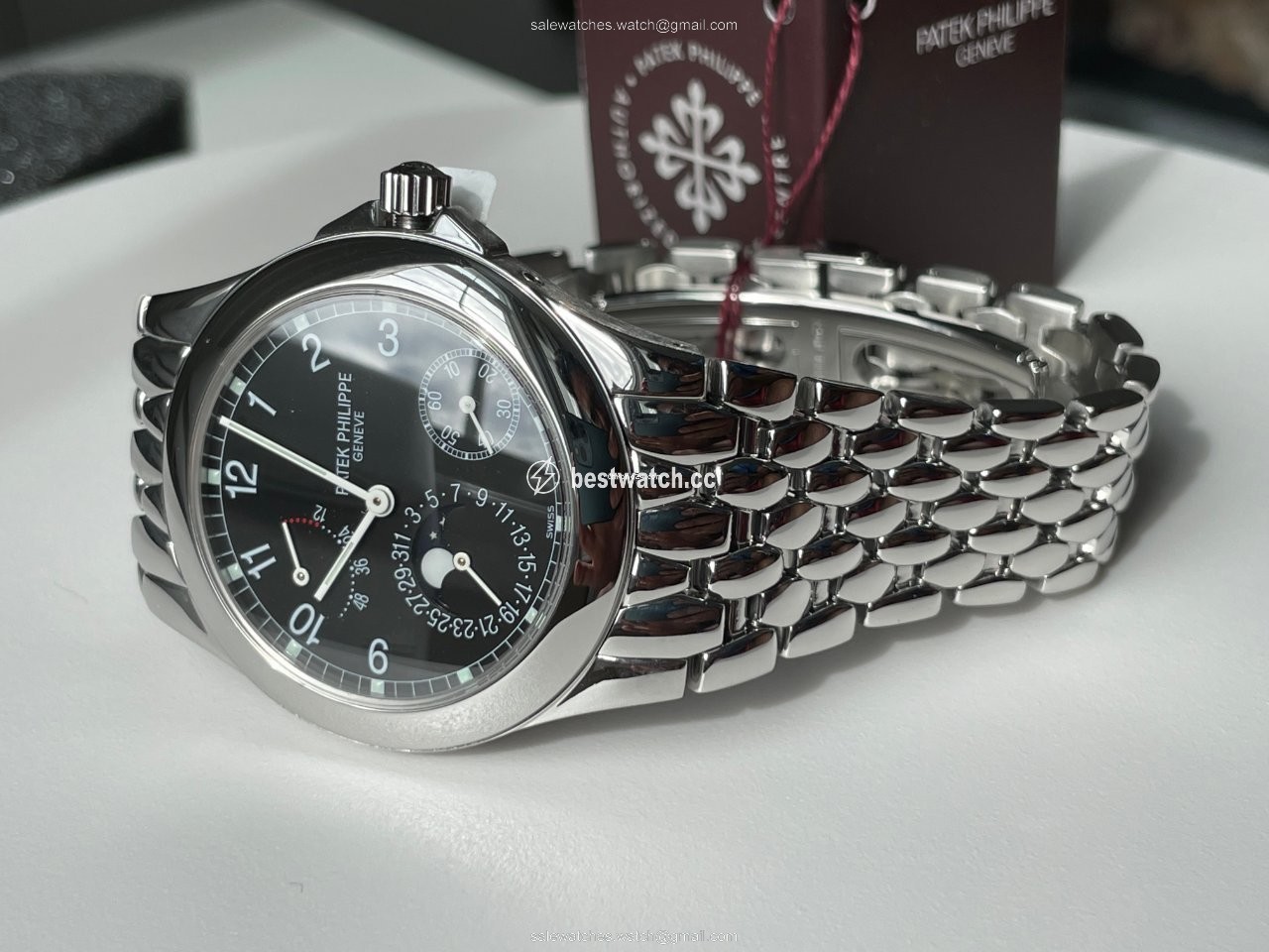 IMG_9085 Patek Philippe Neptune Mens watch Unisex Automatic Steel 5085 1A Replica 2