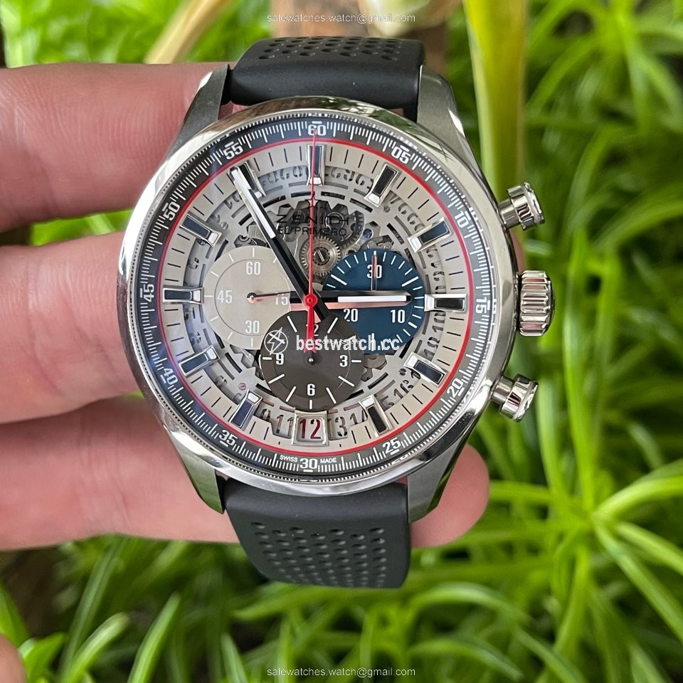 IMG_9085 Zenith El Primero Mens watch Unisex Automatic Steel 03.2522.400 69.R576 Replica 2