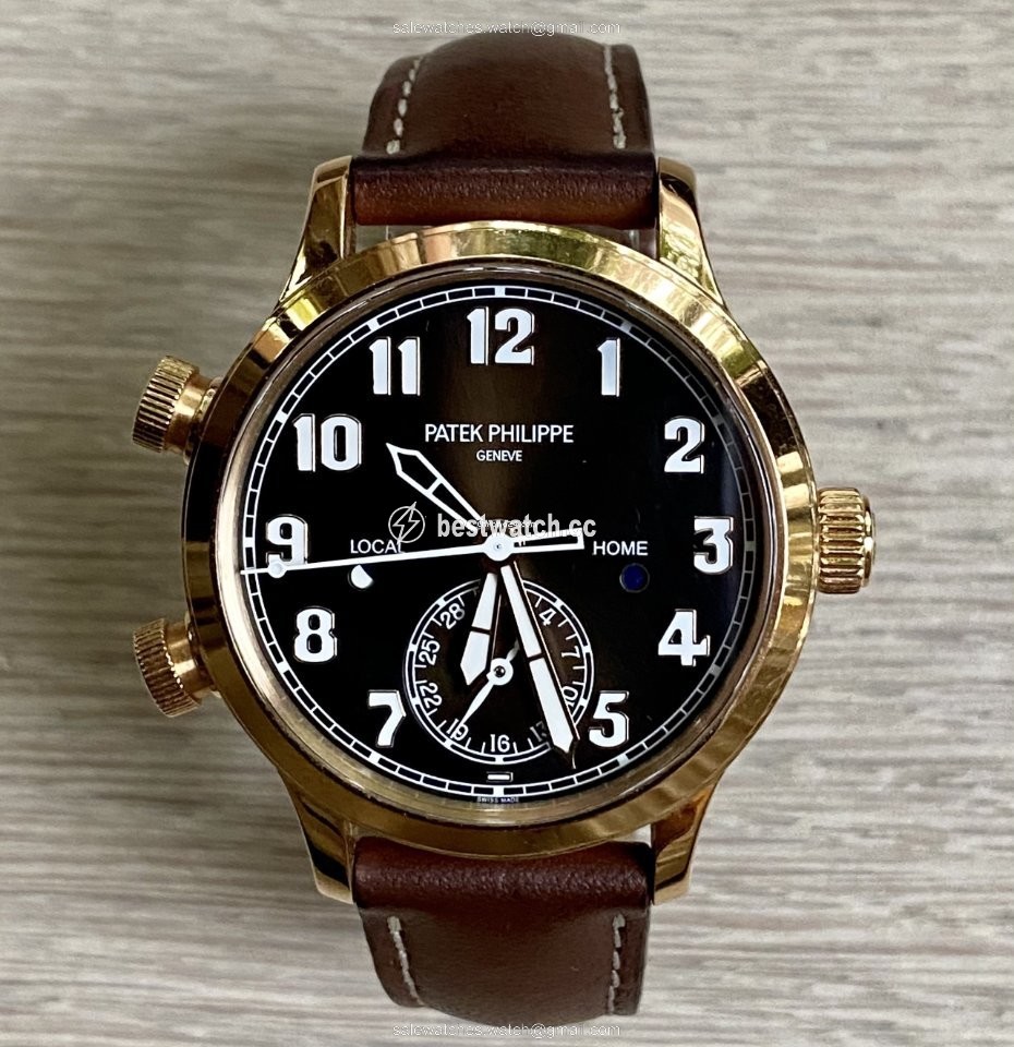 Patek Philippe Travel Time Womens watch Automatic Rose gold 7234R Replica 2