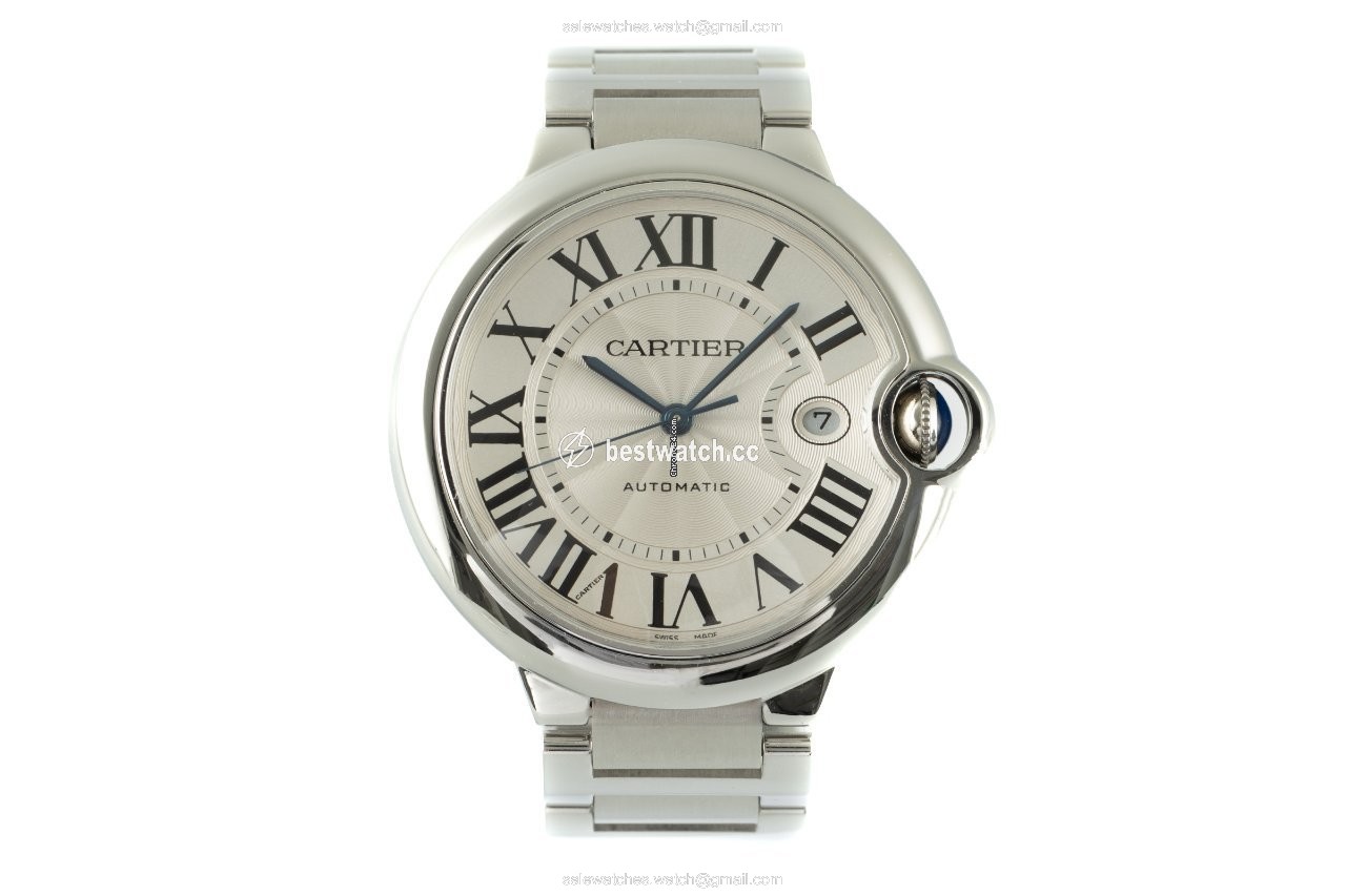 IMG_9085 Cartier Ballon Bleu Mens watch Unisex Automatic Steel 3765 Replica 2