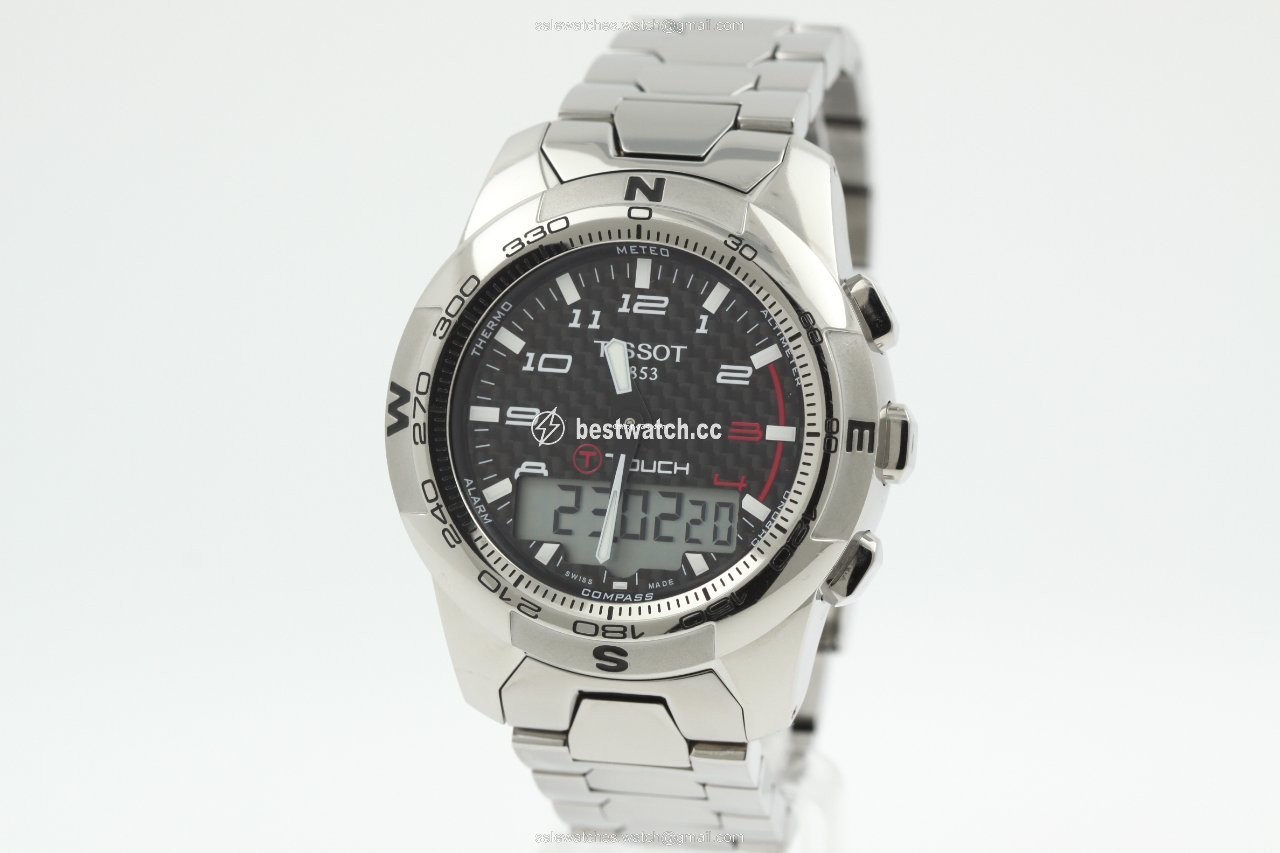 Tissot T-Touch II Mens watch Unisex Quartz Titanium T047420A Replica 2