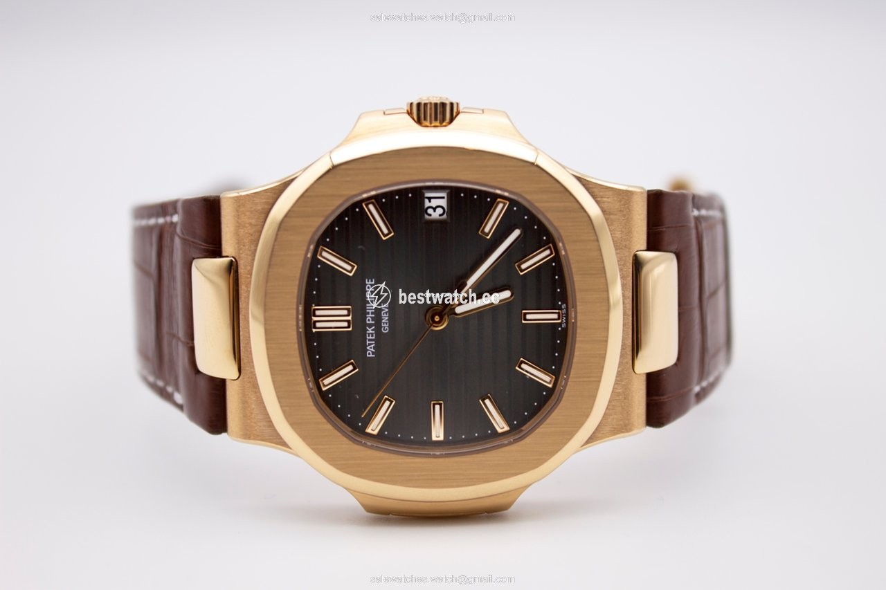 Patek Philippe Nautilus Mens watch Unisex Automatic Rose gold 5711R-001 Replica 2