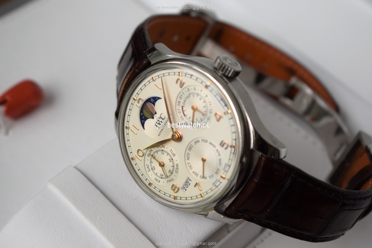 IMG_9085 IWC Portuguese Perpetual Calendar Mens watch Unisex Automatic Steel IW503307 Replica 2