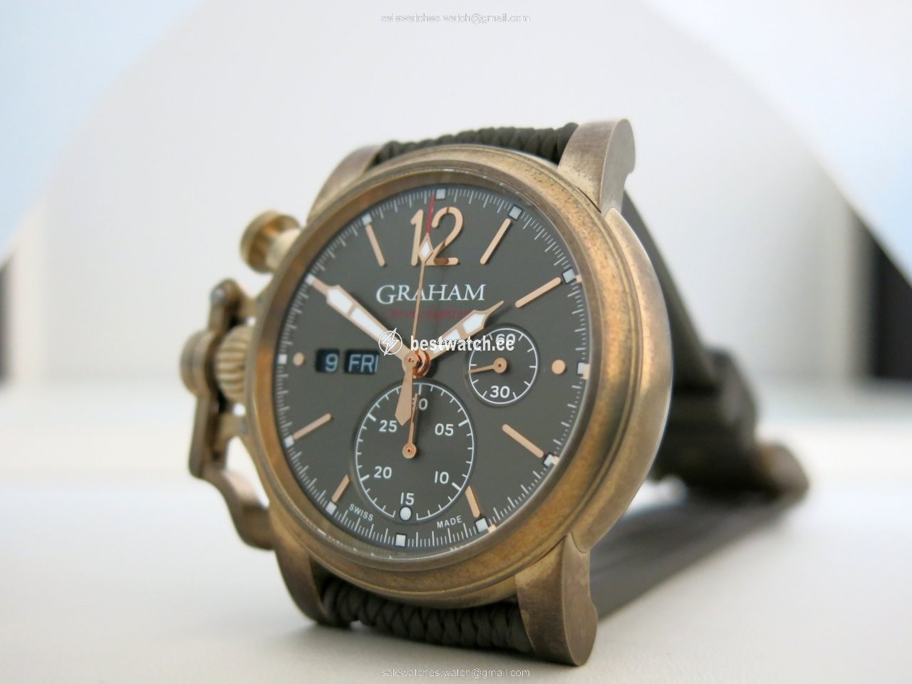 Graham Chronofighter Mens watch Unisex Automatic Bronze 2CVAK.G02A Replica 2