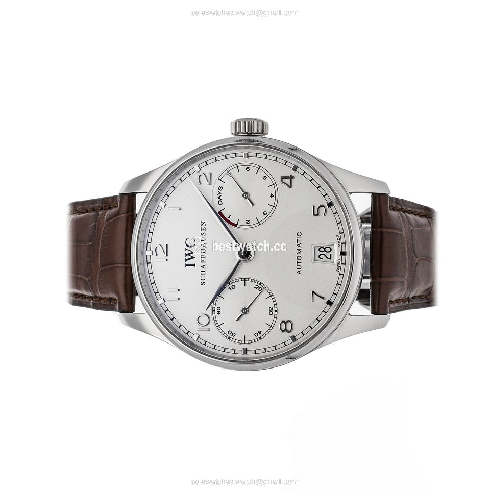 IMG_9085 IWC Portuguese Automatic Mens watch Unisex Automatic Platinum IW5001-04 Replica 2