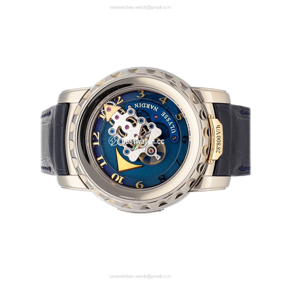 IMG_9085 Ulysse Nardin Freak Mens watch Unisex Manual winding White gold 020-88 Replica 2