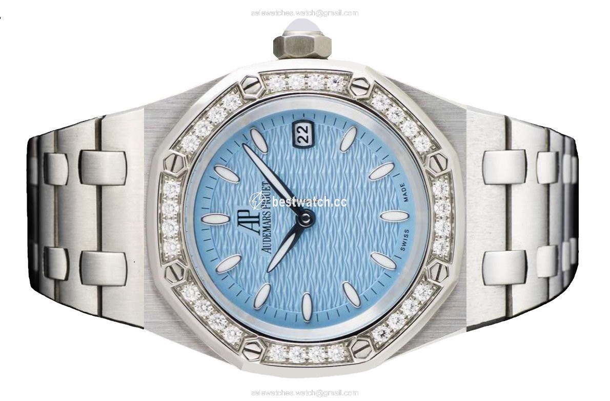 Audemars Piguet Royal Oak Lady Womens watch Quartz Steel 67601ST Replica 2