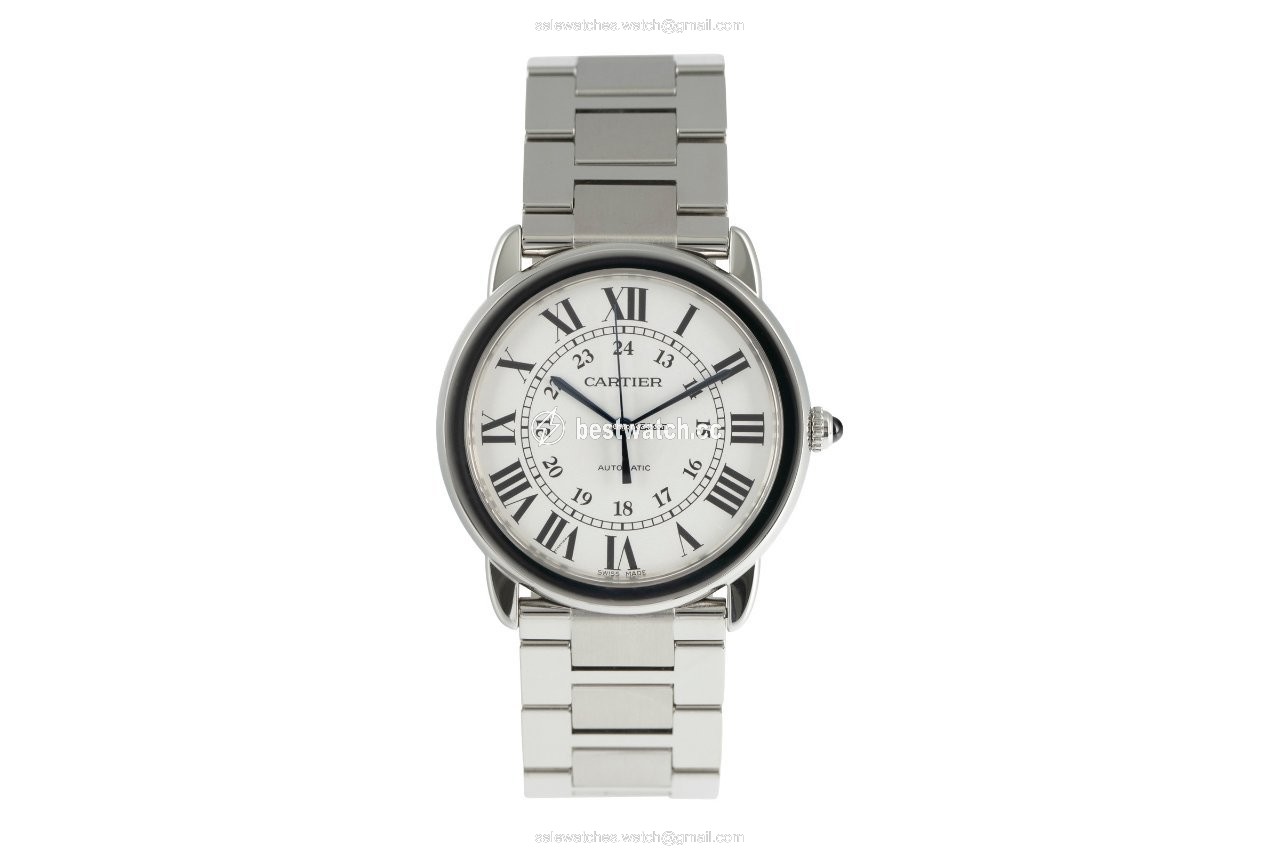 IMG_9085 Cartier Ronde Croisiere de Cartier Mens watch Unisex Automatic Steel WSRN0012 Replica 2