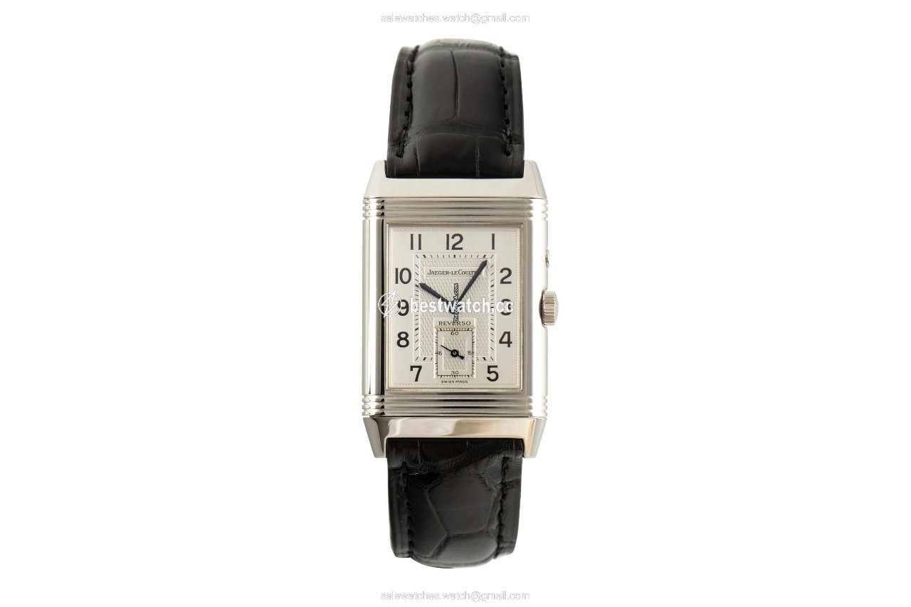 IMG_9085 Jaeger-LeCoultre Reverso Duoface Mens watch Unisex Manual winding Steel 270.8.54 Replica 2