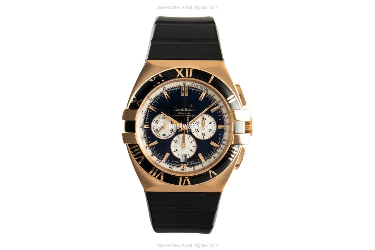 IMG_9085 Omega Constellation Double Eagle Mens watch Unisex Automatic Red gold 1619.51.91 Replica 2