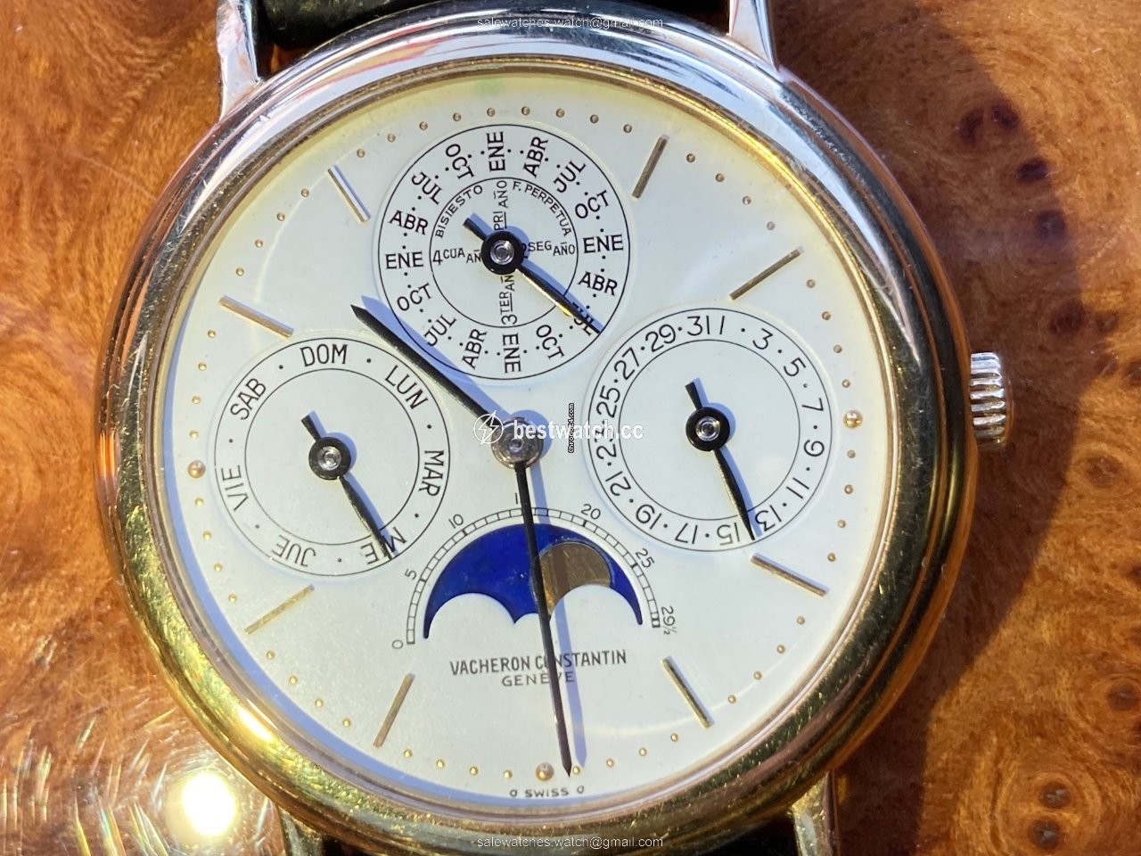IMG_9085 Vacheron Constantin Patrimony Mens watch Unisex Automatic Yellow gold 43031 Replica 2