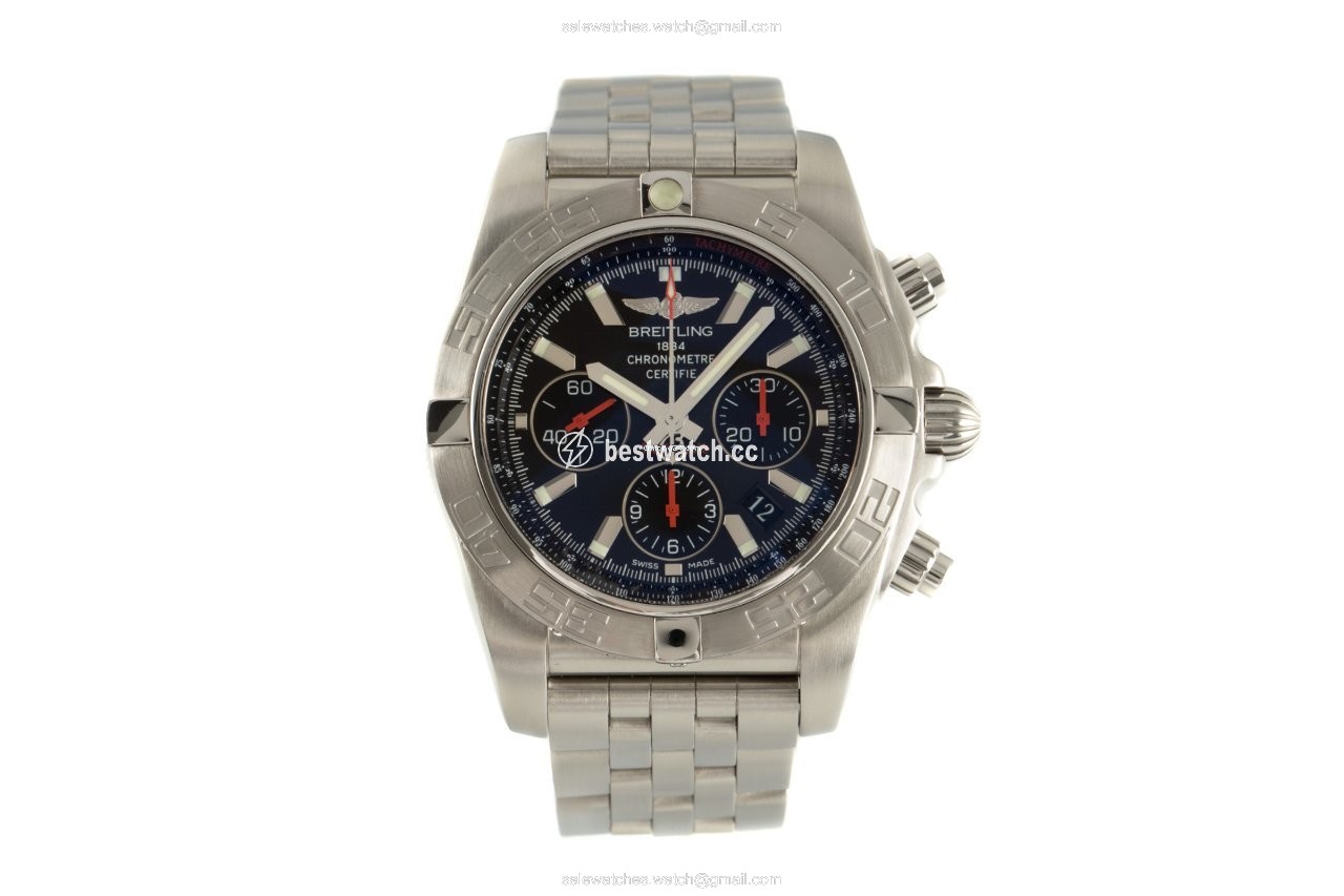 IMG_9085 Breitling Chronomat 44 Mens watch Unisex Automatic Steel AB0111 Replica 2