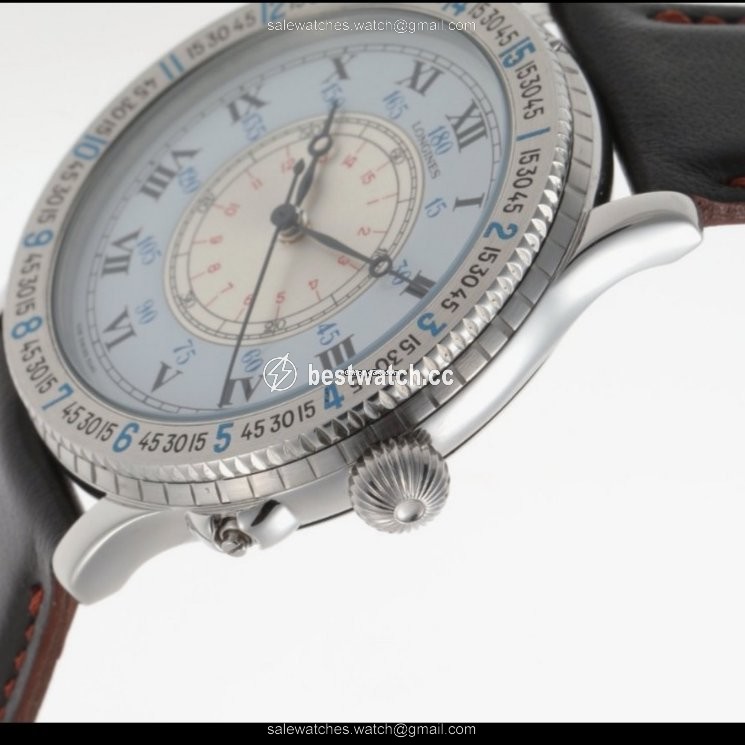 IMG_9085 Longines Lindbergh Hour Angle Mens watch Unisex Automatic Steel 628.5240 Replica 2