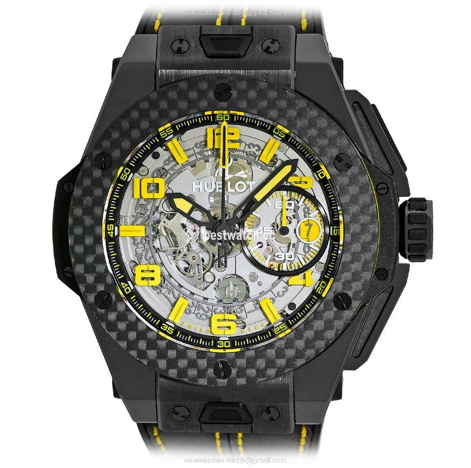 IMG_9085 Hublot Big Bang Ferrari Mens watch Unisex Automatic Carbon 401.CQ.0129.VR Replica 2