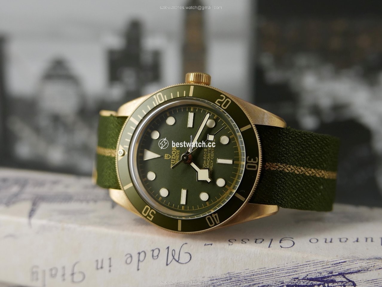 IMG_9085 Tudor Black Bay Mens watch Unisex Automatic Yellow gold M79018V-0001 Replica 2