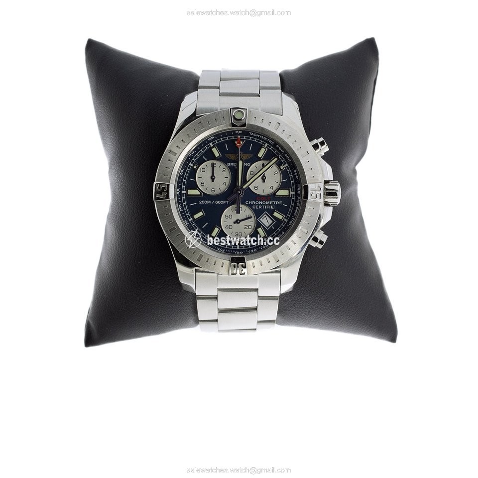 IMG_9085 Breitling Colt Chronograph Mens watch Unisex Quartz Steel A7338811.C905.173A Replica 2