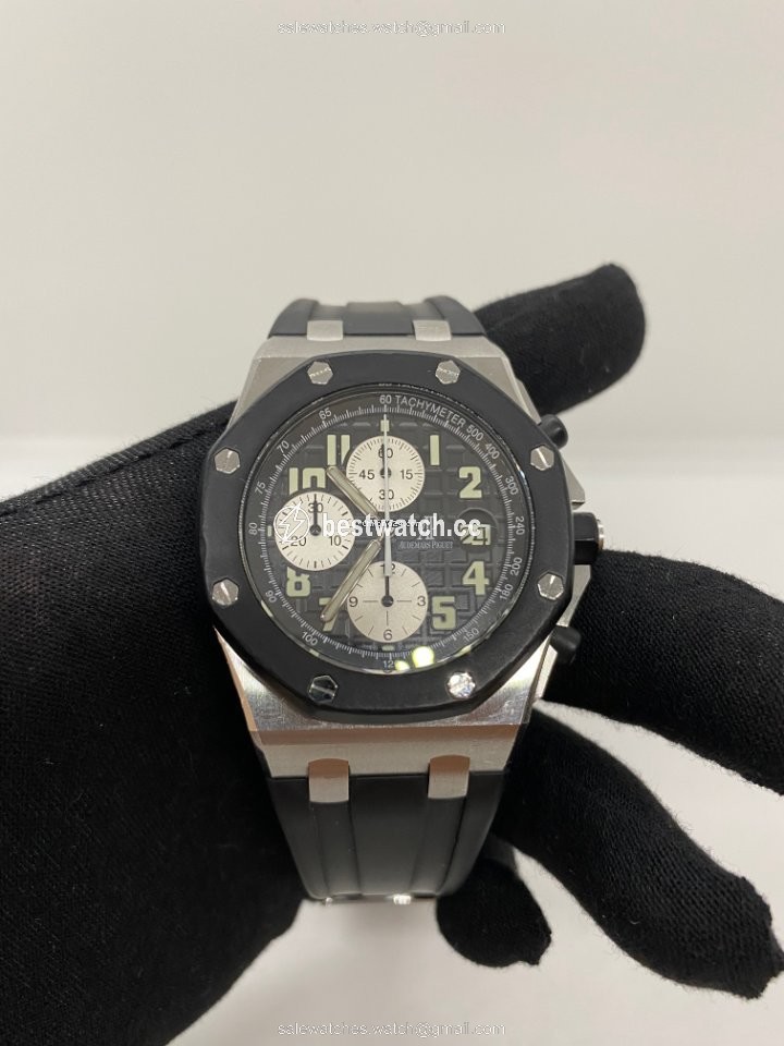 IMG_9085 Audemars Piguet Royal Oak Offshore Chronograph Mens watch Unisex Automatic Steel 25940SK.OO.D002CA.01.A Replica 2