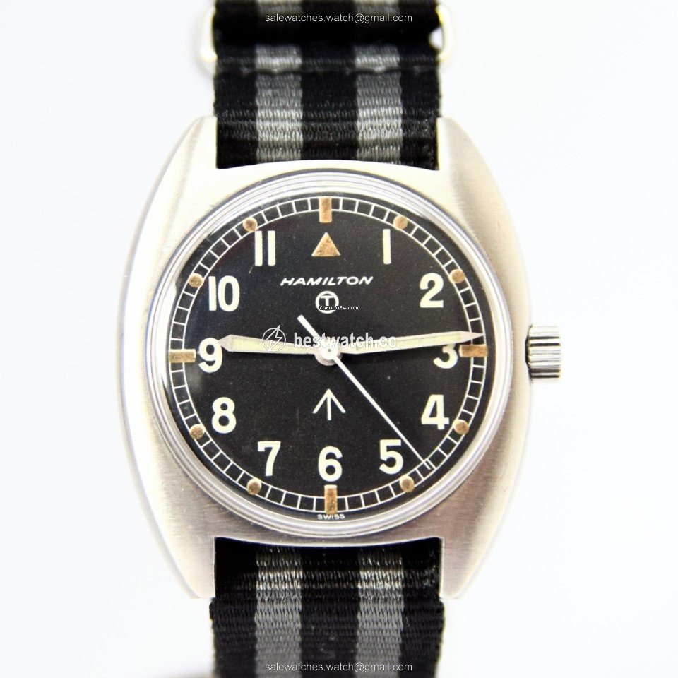 Hamilton Mens watch Unisex Manual winding Steel W10 Replica 2