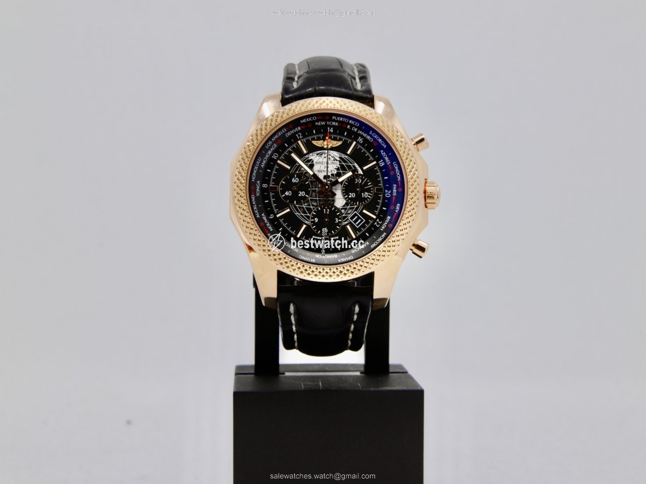 Breitling Bentley B05 Unitime Mens watch Unisex Automatic Rose gold RB0521U4 BC66 Replica 2