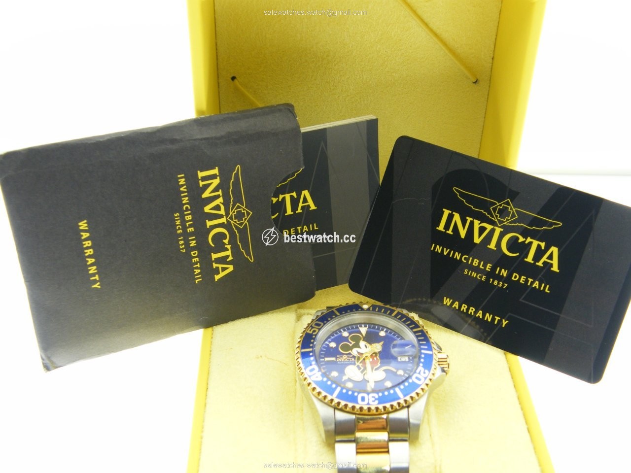 Invicta Mens watch Unisex Automatic Gold Steel 20105 Replica 2