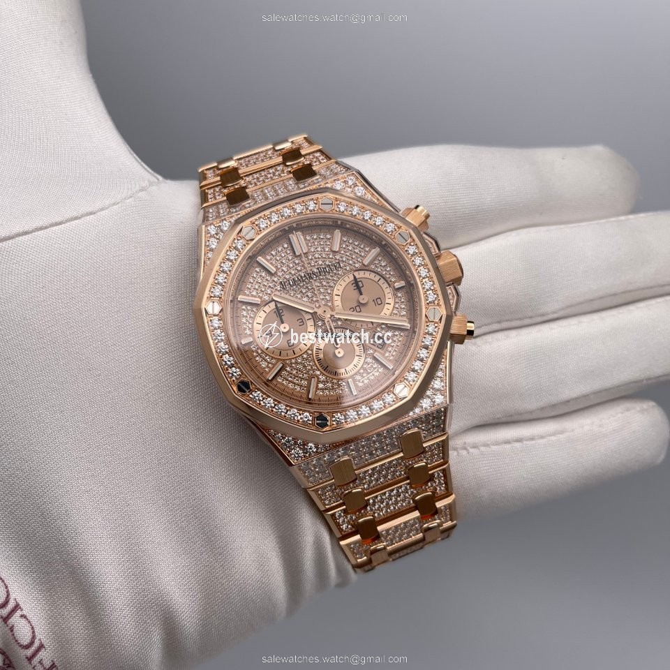 Audemars Piguet Royal Oak Chronograph Mens watch Unisex Automatic 26333OR.ZZ.1220OR.01 Replica 2