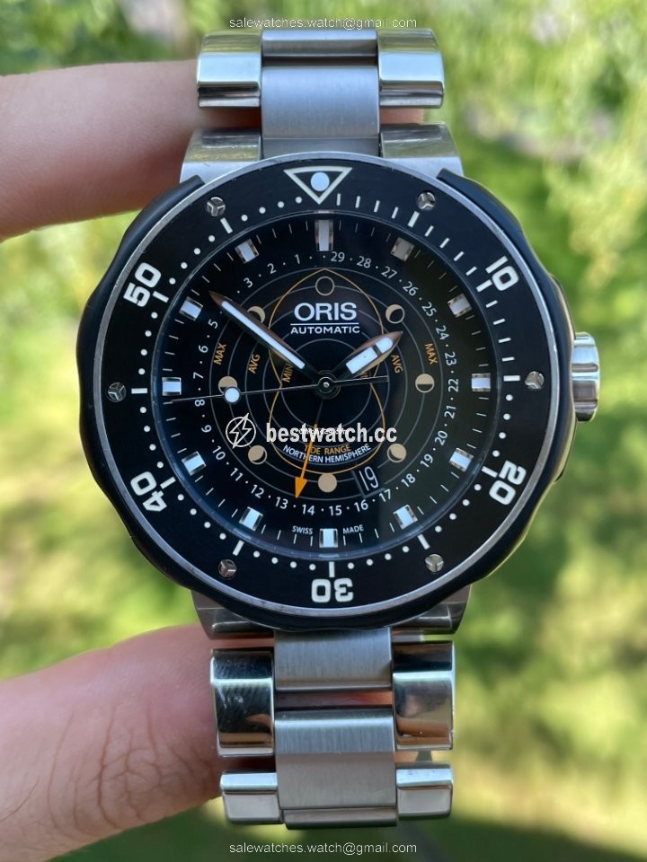 IMG_9085 Oris ProDiver Pointer Moon Titanium 01 761 7682 7154-Set Replica 2