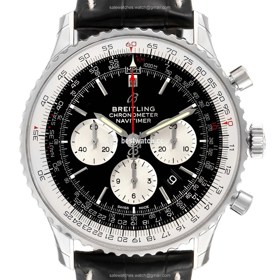 IMG_9085 Breitling Navitimer 01 (46 MM) Mens watch Unisex Automatic Steel AB0127211C1A1 Replica 2