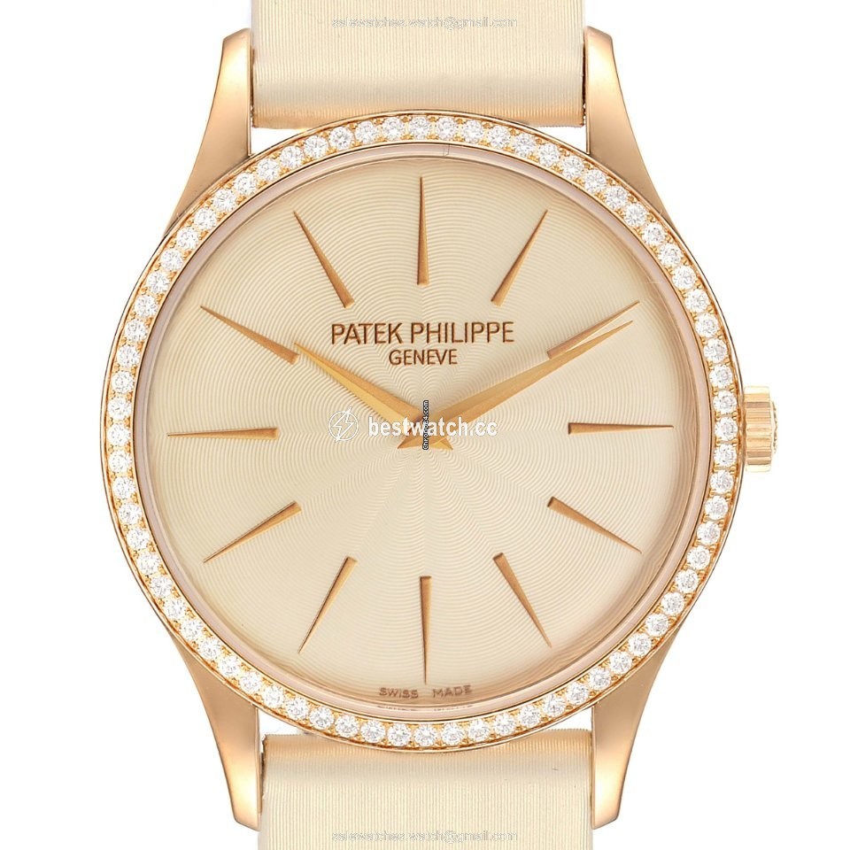 IMG_9085 Patek Philippe Calatrava Womens watch Manual winding Rose gold 4897R-010 Replica 2