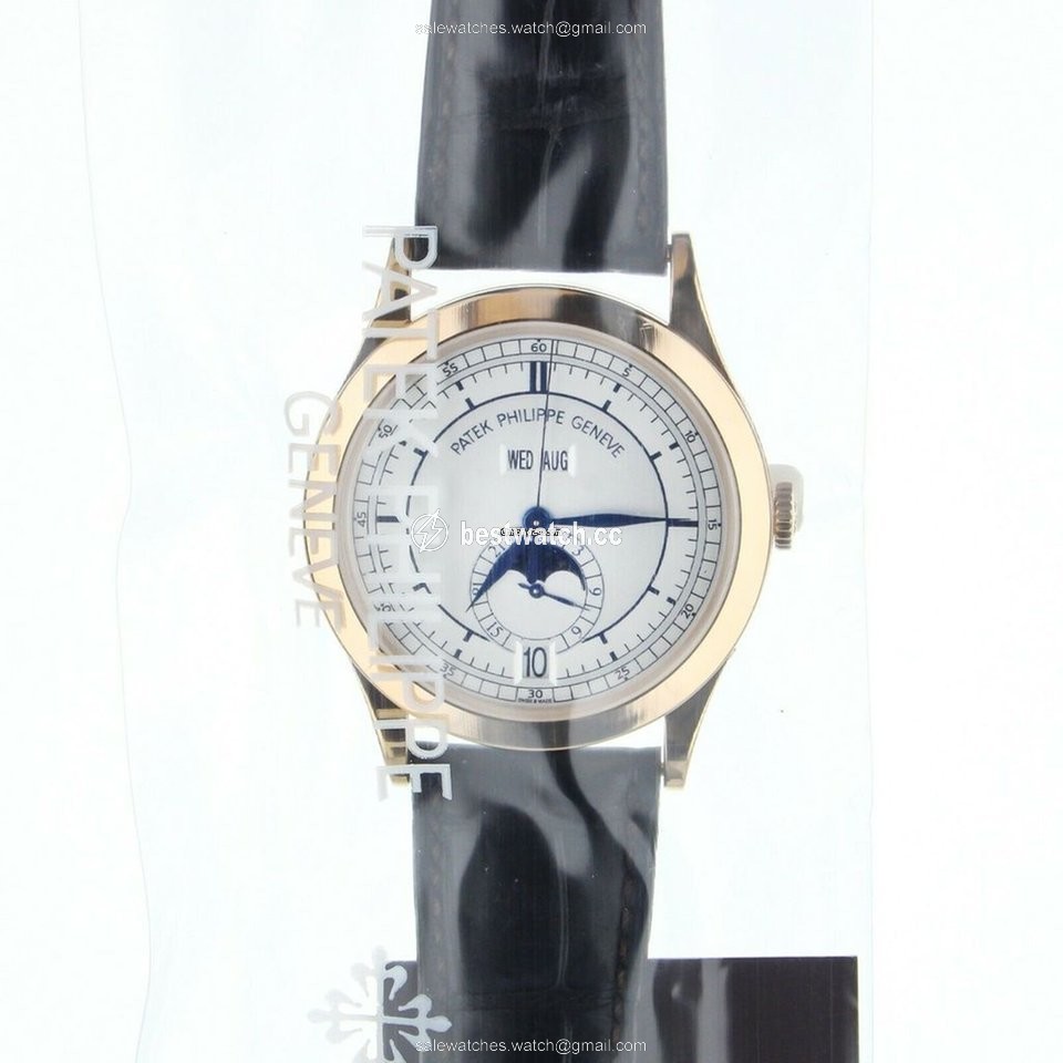IMG_9085 Patek Philippe Annual Calendar Mens watch Unisex Automatic Rose gold 001 Replica 2