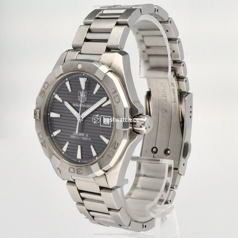 IMG_9085 TAG Heuer Aquaracer 300M Mens watch Unisex Automatic Steel WAY2113 Replica 2