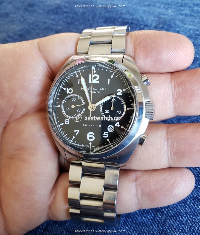 IMG_9085 Hamilton Khaki Pilot Pioneer Mens watch Unisex Automatic Steel H76416135 Replica 2