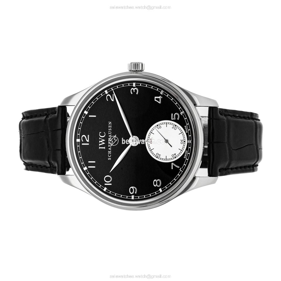 IMG_9085 IWC Portuguese Hand-Wound Mens watch Unisex Manual winding Steel IW5454-04 Replica 2