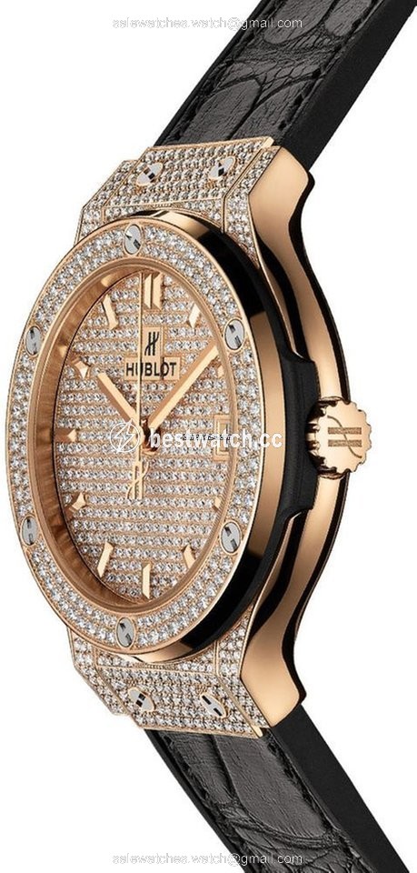 IMG_9085 Hublot Classic Fusion 45, 42, 38, 33 mm Mens watch Unisex Automatic Rose gold 542.OX.9010.LR.1704 Replica 2
