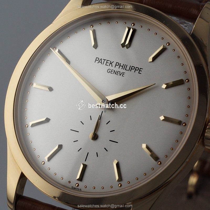 IMG_9085 Patek Philippe Calatrava Mens watch Unisex Yellow gold 5196J-001 Replica 2