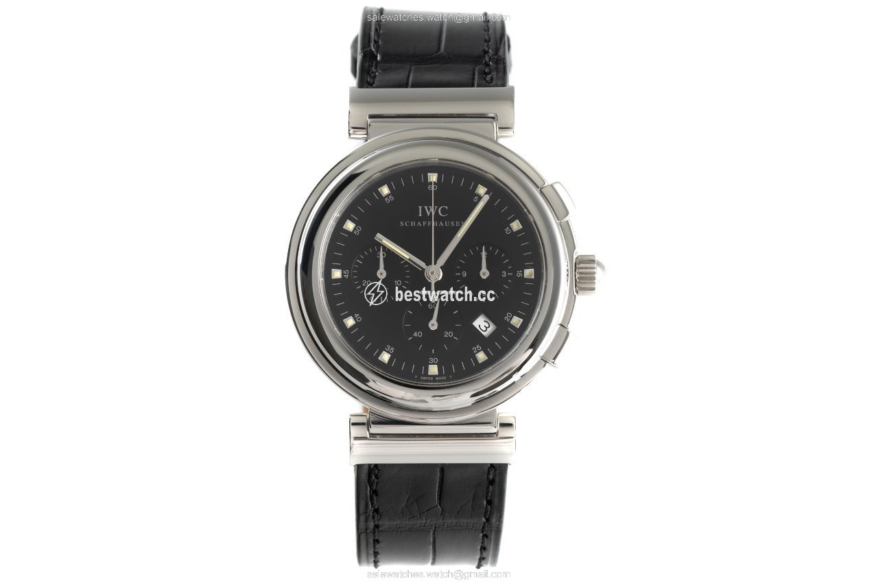 IWC Da Vinci Chronograph Mens watch Unisex Quartz Steel 3728 Replica 2
