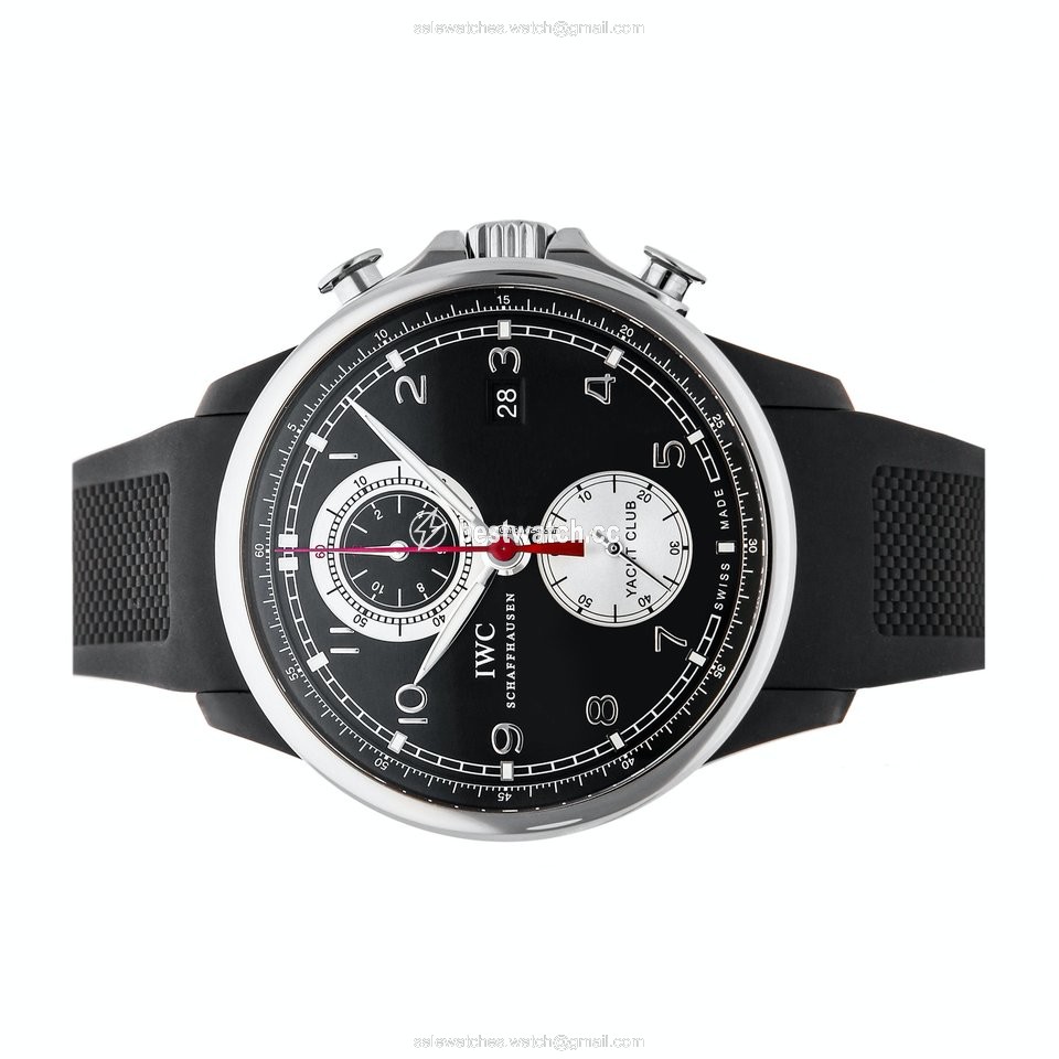 IMG_9085 IWC Portuguese Yacht Club Chronograph Mens watch Unisex Automatic Steel IW3902-08 Replica 2