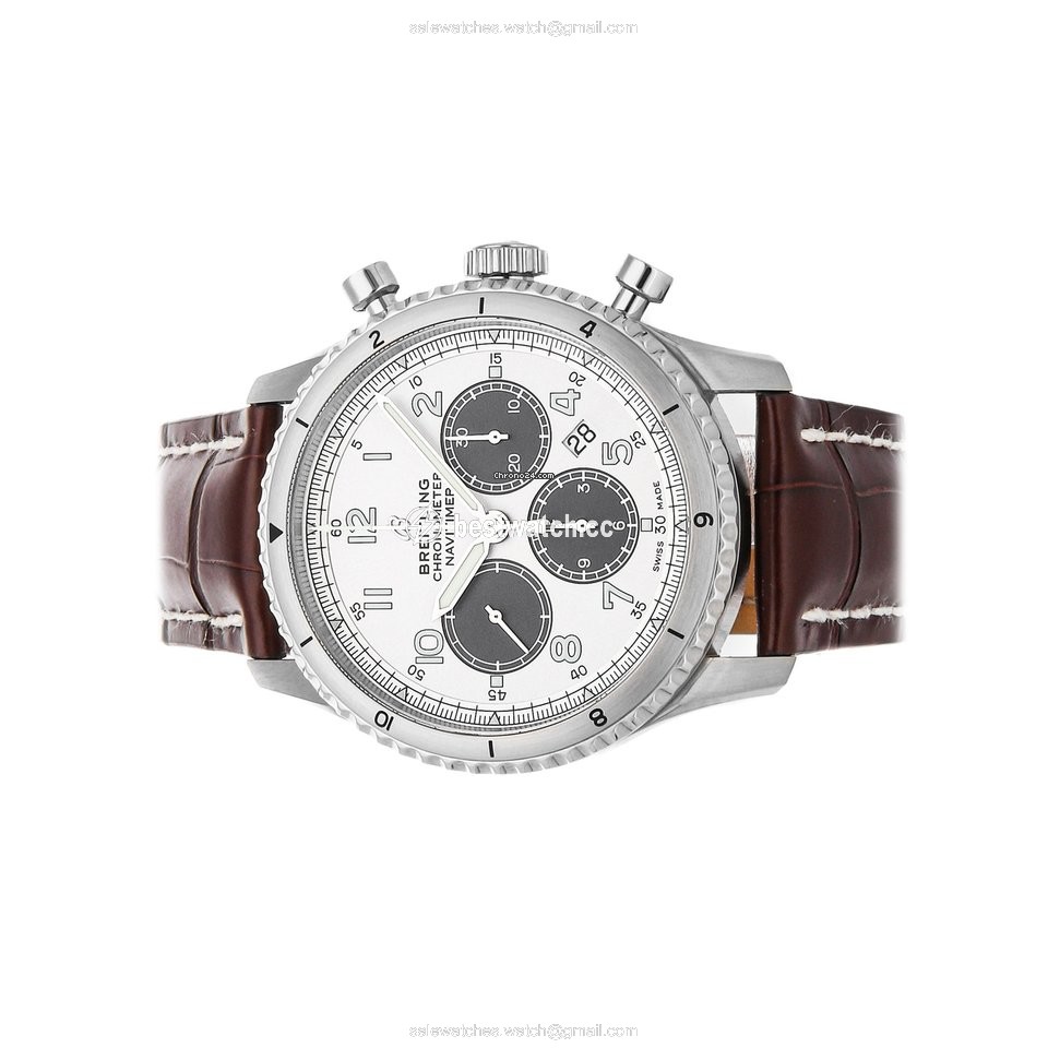 IMG_9085 Breitling Aviator 8 Mens watch Unisex Automatic Steel AB01171A1G1P1 Replica 2