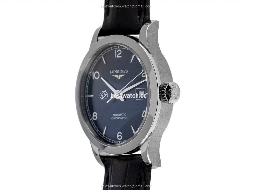 Longines Record Mens watch Unisex Automatic Steel L2.321.4.96.2 Replica 2