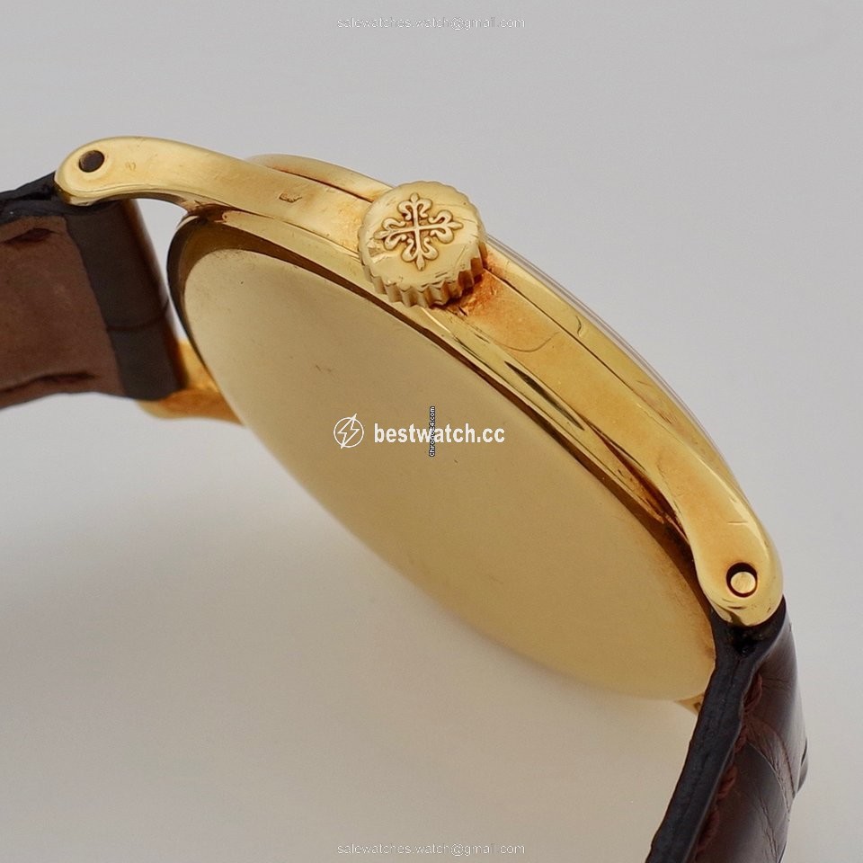 IMG_9085 Patek Philippe Calatrava Manual winding Yellow gold 570J Replica 2