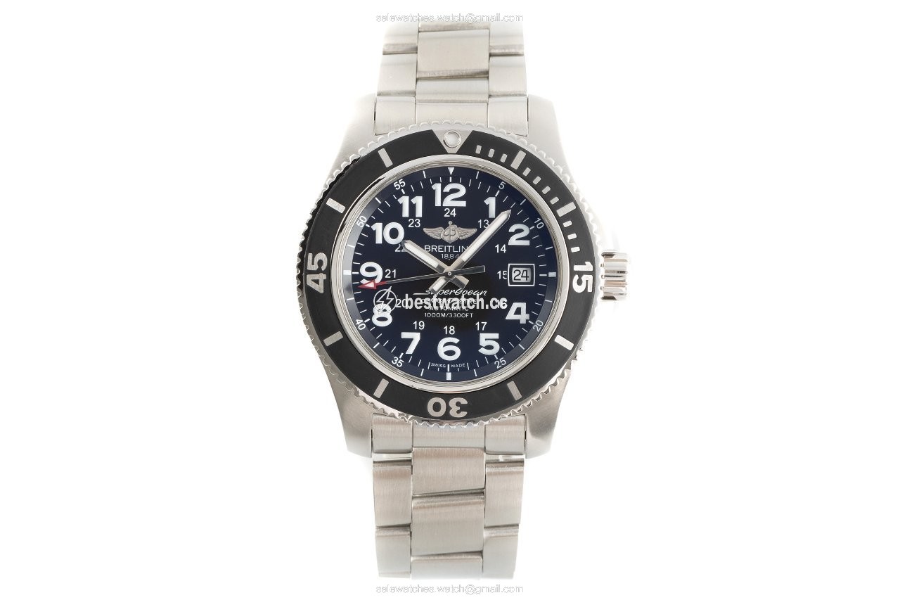 IMG_9085 Breitling Superocean II 44 Mens watch Unisex Automatic Steel A17392 Replica 2