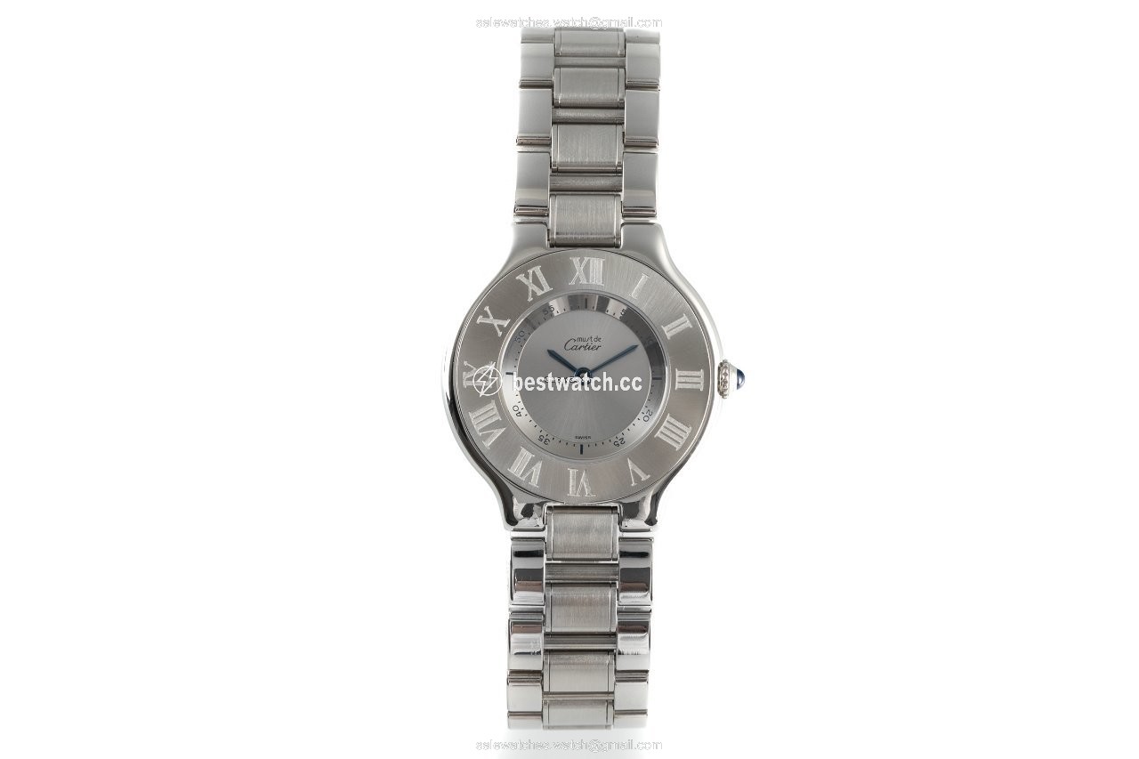 Cartier 21 Must de Cartier Womens watch Quartz Steel 1330 Replica 2