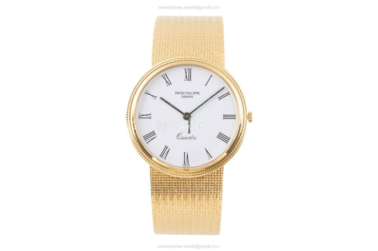 Patek Philippe Calatrava Mens watch Unisex Quartz Yellow gold 3744 1 Replica 2