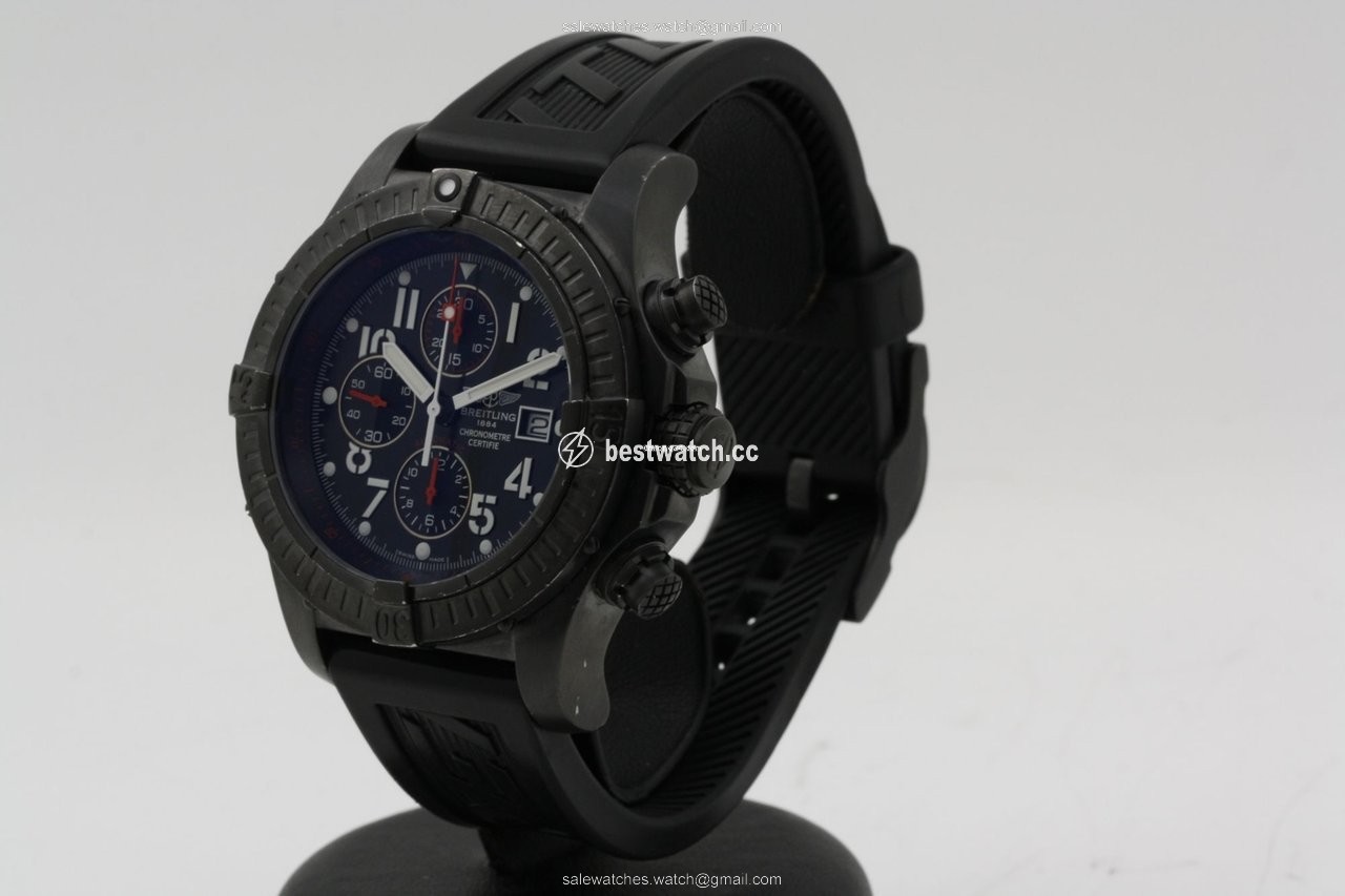 IMG_9085 Breitling Super Avenger Mens watch Unisex Automatic Steel M1337010 B930 Replica 2